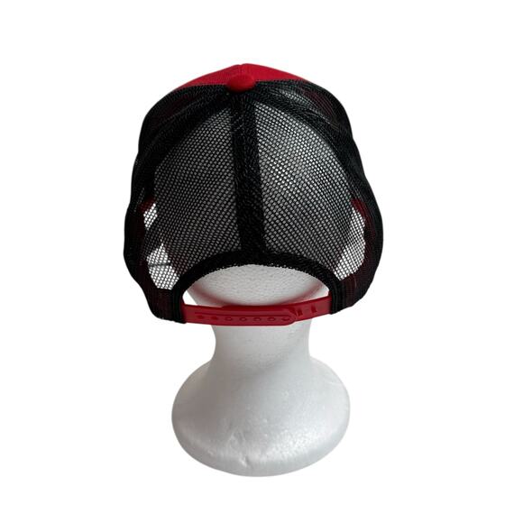 The Flash DC Comics Red Mesh SnapBack Hat Cap One Size Adult Yellow Lightning - Picture 4 of 9